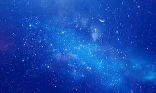 梦幻蓝色星空背景图