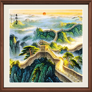 办公室山水挂画