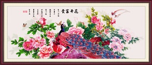 花鸟画 孔雀图