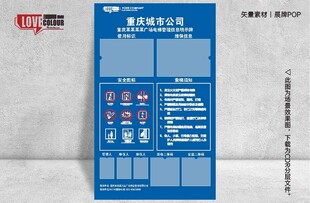 电梯管理信息明示牌