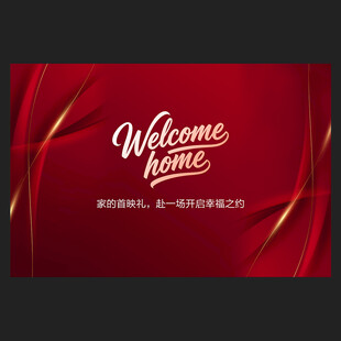 欢迎回家背景