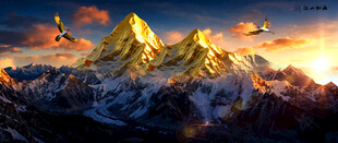 日照金山