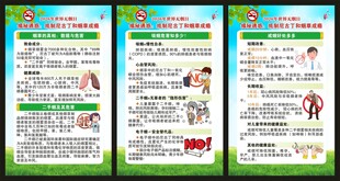 世界无烟日展板