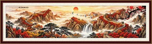 巨幅长城国画