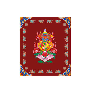 藏族婚礼背景藏式