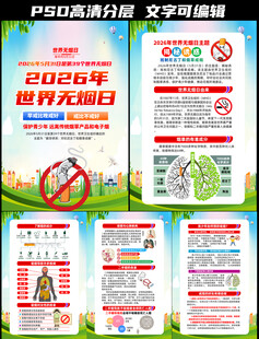 无烟日挂图
