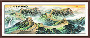 万里长城国画