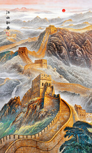 长城玄关装饰画
