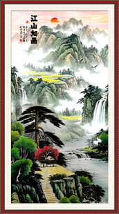 玄关山水画