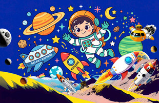 卡通星空