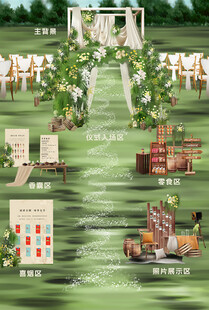 婚礼草坪游园会