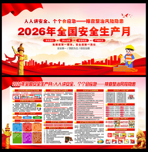 2026年安全月宣传栏
