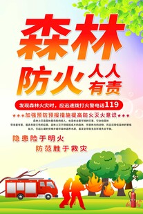 森林防火海报
