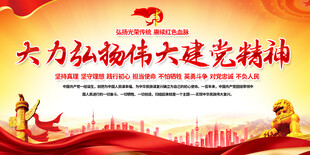 大力弘扬伟大建党精神宣传标语