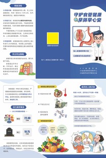 守护食管健康三折页