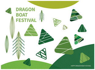 端午节龙舟节主题装饰元素