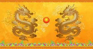 双龙戏珠
