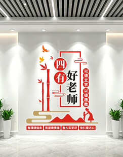 四有好老师师德师风文化墙
