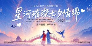 七夕展板