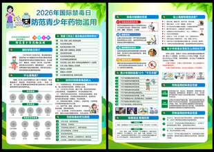 2026禁毒宣传单