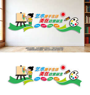 美术艺术文化墙