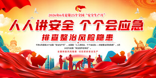 2026安全生产月宣传栏