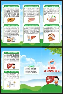 全国爱肝日三折页