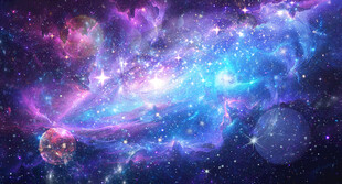 浩瀚宇宙星空图