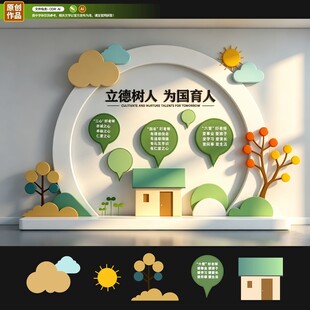 立德树人文化墙