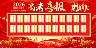 2026高考喜报展示榜