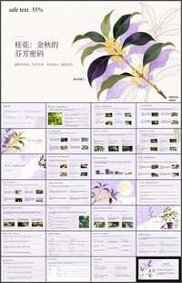 花卉植物桂花介绍ppt课件
