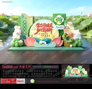 乡村文旅荷花节美陈
