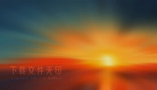 日出炫彩抽象背景