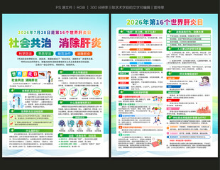 2026年世界肝炎日宣传单