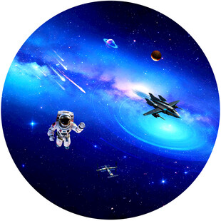 圆形星空