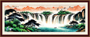 水墨山水画