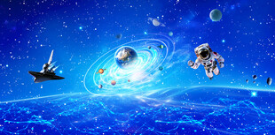 蓝色星空