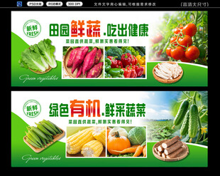 蔬菜展板