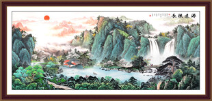 聚宝盆风水画 宝地生金