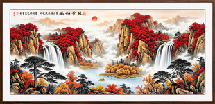 鸿运当头国画