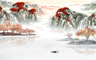 新款 现代高清山水 最新大图 