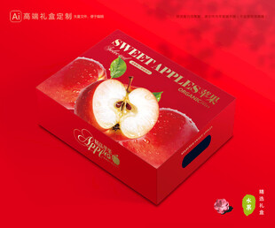 苹果包装 红富士礼盒