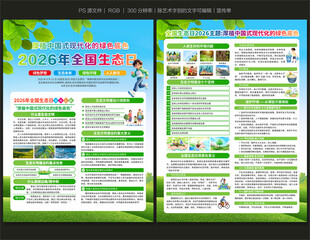 2026年全国生态日宣传单