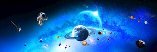 太空星球宇宙背景