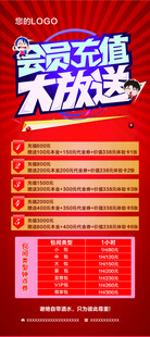 会员充值大放送
