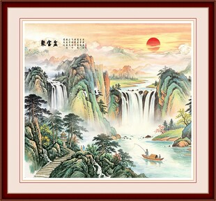 国画山水画