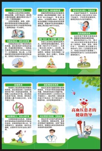 全国高血压日三折页