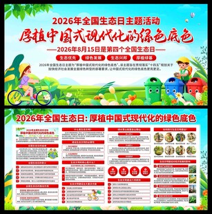 2026年全国生态日展板