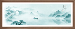 水墨画山水