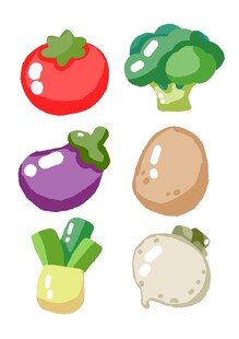 多彩蔬菜集合